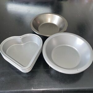 Heart Shaped & Round Mini Cake or Pie Pans